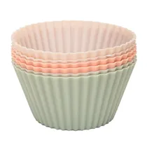 Forma Silicone Cupcakes - Branca 6 PZS