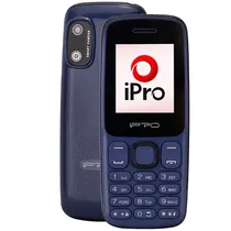 Celular Ipro A1MINI Dual Sim Tela de 1.8" Câmera VGA e Rádio FM - Azul/Preto