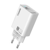 Carregador Yookie K158 - 25W - Tipo C - Bivolt - Branco