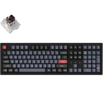 Teclado Gamer Mecânico Keychron K10 Pro RGB Sem Fio Switch Brown - Preto (Inglês)