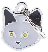 Medalha de Identificação Myfamily Chartreux MF35 - Gray