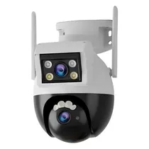 Câmera de Segurança Satellite A-CAM8005D 4MP Wifi - Branco