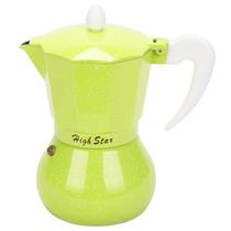 Cafetera Italiana de Aluminio 6 Taza 300ML Verde