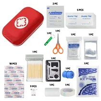 Kit de Primeiros Socorros de Emergência SP65199 com 36 Peças