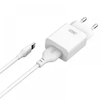 Carregador Xo L99 2.4A (USB-A) com Cabo Microusb - Branco