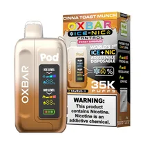 Vaper Descartável Oxbar 35000 Ice Nic Cinna Toast Munch