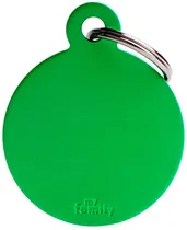Medalha de Identificação Myfamily Círculo Grande MFB34 - Verde