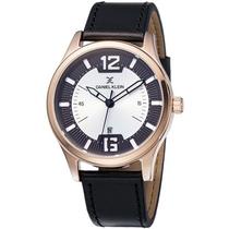 Relogio Analogico Daniel Klein Premium DK11868-3 Masculino, Couro - Preto e Dourado