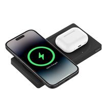 Carregador Sem Fio Belkin 2 Em 1 Wireless Charging Pad With Magsafe 15W (WIZ019TTBK) - Preto