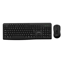 Teclado + Mouse FTX GK300, Wireless, USB, Espanhol, Preto