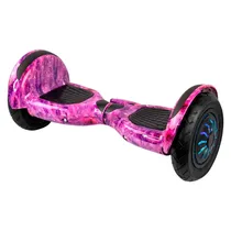 Scooter Elétrico Keen - 10" - Bluetooth - com Bolsa - Galaxia Roxo