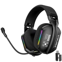 Headset Gamer Onikuma GT808 RGB / Wireless - Preto