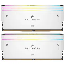 Memoria Ram Corsair Dominator Titanium DDR5 96GB (2X48GB) 6600MHZ RGB - Branco (CMP96GX5M2B6600C32W)
