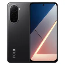 Celular Xiaomi Poco M7 4G 128GB / 6GB Ram / Dual Sim / Tela 6.9"/ 50MP - Black (Global)