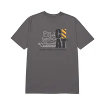 Camiseta Caterpillar 4010516 12840 Gris  Camiseta Ca...