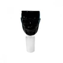 Tigela de Vidro Herb BW045 Head Man Black 18MM