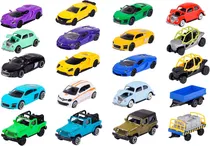 Carros de Brinquedo Majorette Kti Cars 20 Peças 21-205 8595