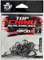 Anzol Top Fishing Chinu Black Nickel 05 com 40 Pçs
