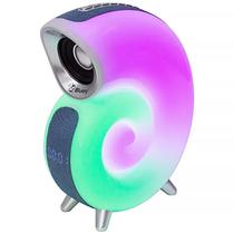 Speaker Blulory N70 Conch Music Lamp 6 Watts com Bluetooth - Branco/Azul
