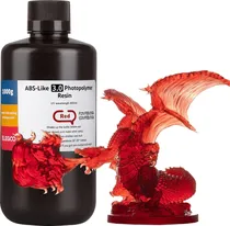 Resina Photopolymer para Impressora 3D Elegoo Abs Like 3.0 1KG - Red