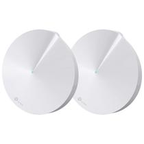 Roteador TP-Link Deco M5 Whole Home Mesh Wi-Fi AC1300 Dual Band / 2.4GHZ / 5GHZ - Branco (Kit com 2)