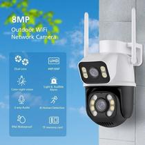 Camera IP Wifi Externa Interna HD Wifi Prova Dagua Lente Dupla 2024