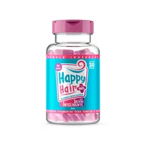 Happyhair Vitamin Nails Blend de Vitaminas e Minerais 30 Caps 500MG Plastico Celeste