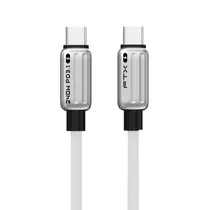 Cabo FTX USB-C Macho A USB-C Macho 240W / 1M - Branco (CT-CM240-ZSW1)