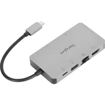 Hub Targus Docking Station DOCK419USZ-95BL HDMI/VGA 4K com USB-C/DP PD de 100W - Cinza