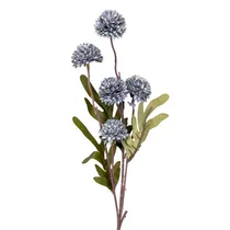 Flores Artificiais Tipo Pompom - Amarelas