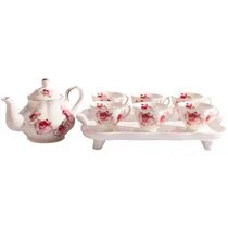 Conjunto de Porcelana para Cha e Café 8PÇ.