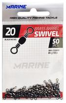 Girador Marine Sports 20 Black Nickel Swivel com 50 PCS