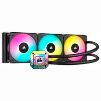 Water Cooler para Processador Corsair Icue H170I Elite Capellix XT RGB 420MM CW-9060071-WW - Preto  Water Coole...