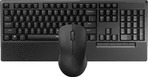 Teclado Sem Fio Rapoo X1960 - Black (Inglês) (Caixa Feia)