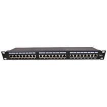 F. CAT5E Patch Panel FTP 24 Portas JZ-2008 Anti Surto/Aterra