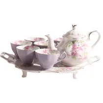 Conjunto de Porcelana para Cha e Café 8PÇ.