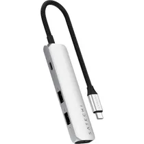 Hub Satechi Multiportas 4 Em 1 USB-C - Silver (ST-P4SS)