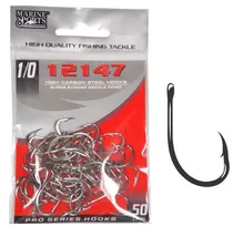 Anzol Marine Sports 12147 Nickel 1/0 com 50 Pçs