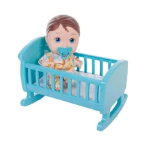 Muñeco Divertoys Little Dolls Cuna 8082