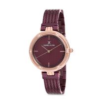 Relogio Analogico Feminino Daniel Klein Premium DK12193-4 - Bordo e Rosa Ouro