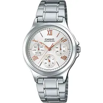 Relógio Casio LTP-V300D-7A2UDF Analógico Feminino - Silver/White