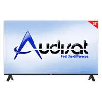 Smart TV Audisat AD-32 32" HD Android Wifi + Conversor Digital - Preto  Smart TV Au...