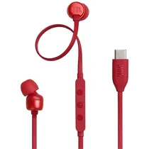 Fone de Ouvido JBL Tune 310C com Microfone - Vermelho