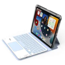 Capa Magnetica 4LIFE para iPad 10GEN 10.9 (FL109360CTSB) 360º / com Teclado Wireless / Porta Pencil - SKY Blue