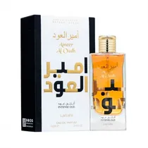 Kit Perfume Lattafa Ameer Al Oudh Edp Unissex 100ML + Spray Corporal 50ML
