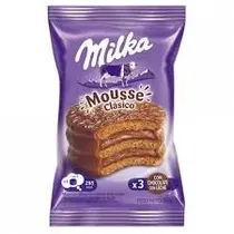 Milka Alfajor Mousse Triple - 55GR .