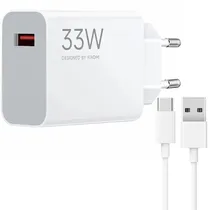 Carregador Xiaomi 33W Charging Combo MDY-16-Ef USB de 33 Watts + Cabo USB-C