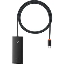 Hub Baseus Lite Series BS-OH016 4 Em 1 USB-C - Preto (WKQX030401)