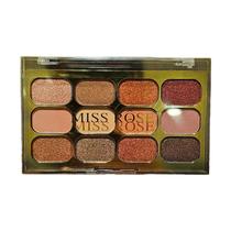 Paleta de Sombra 12 Cores Miss Rose 033