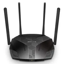 Roteador Wireless Mercusys AX1800 MR1800X - 1.8GBPS - Dual-Band - 4 Antenas - Preto